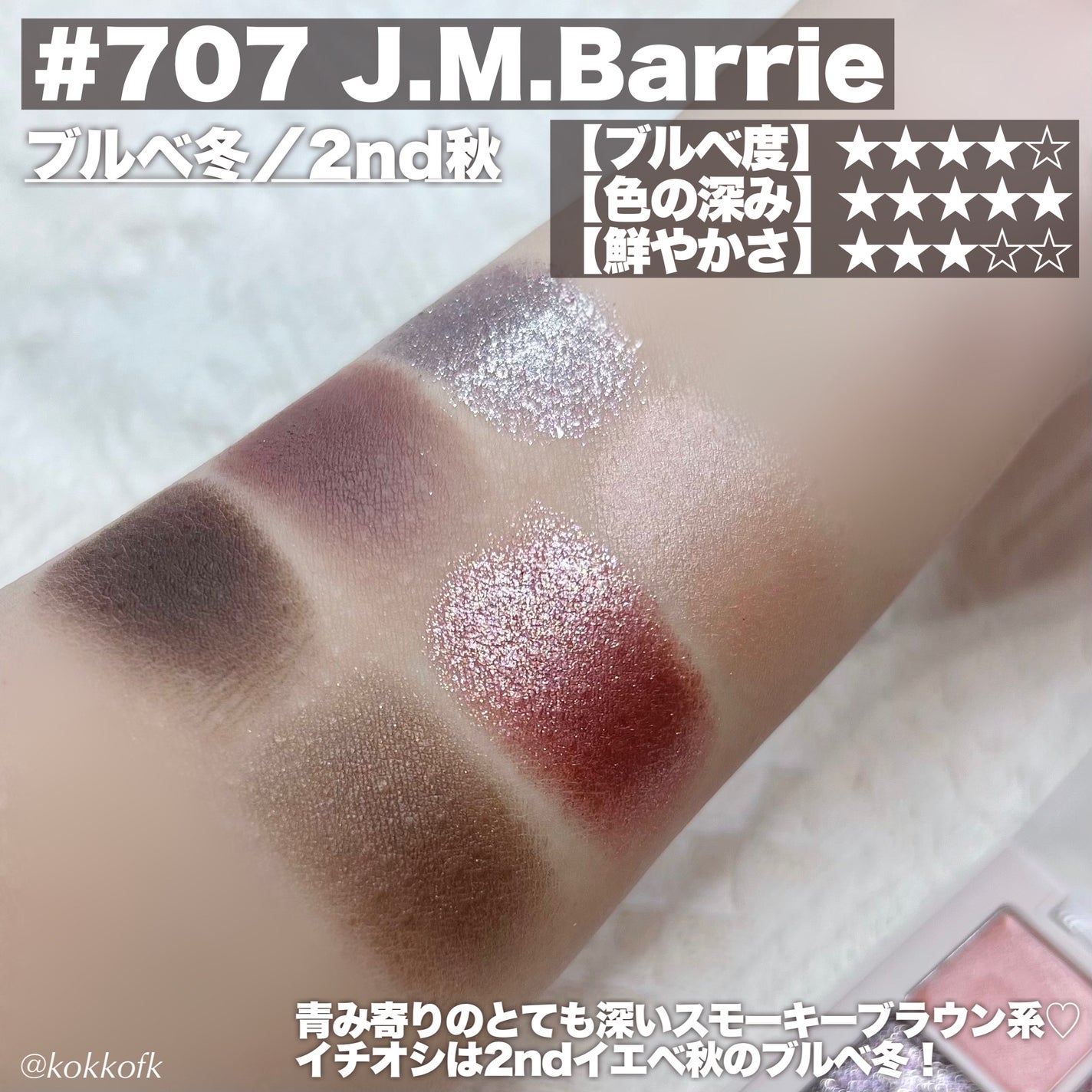 ブラーフィニシュシャドウパレット/Dinto/アイシャドウパレットを使ったクチコミ(4枚目)