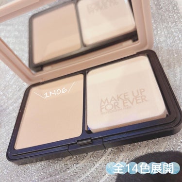 MAKE UP FOR EVER HDスキン マットベルベットコンパクトのクチコミ「⁡
メイクアップフォーエバー
⁡
⁡
●HDスキン マットベルベットコンパクト
全14色
68.....」（2枚目）