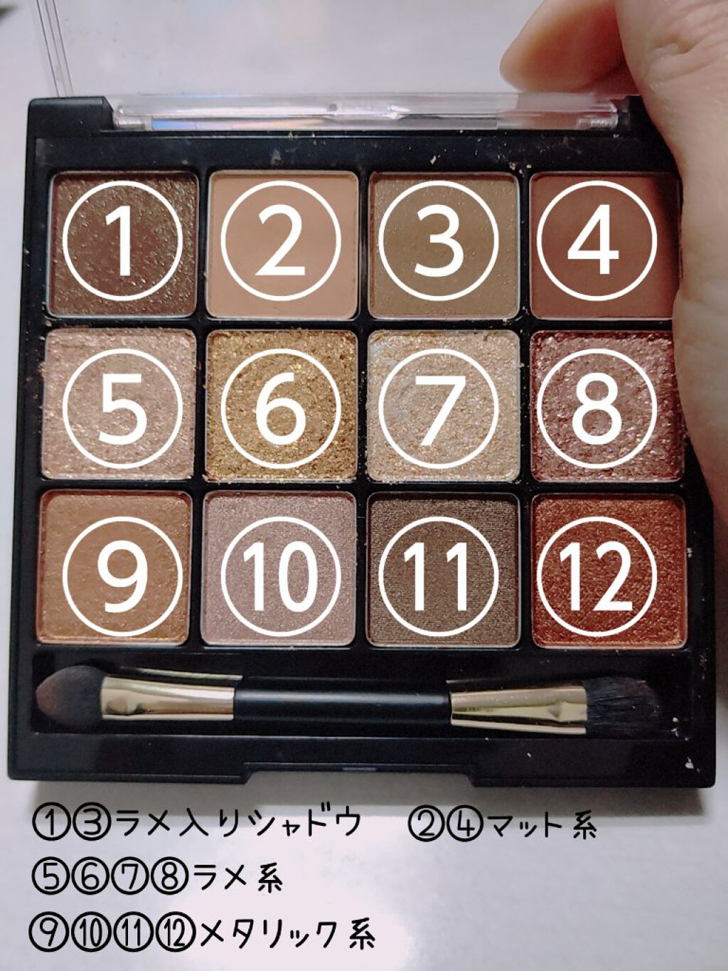 グラムチェンジマルチパレット/A.BLACK/マルチパレットを使ったクチコミ（3枚目）