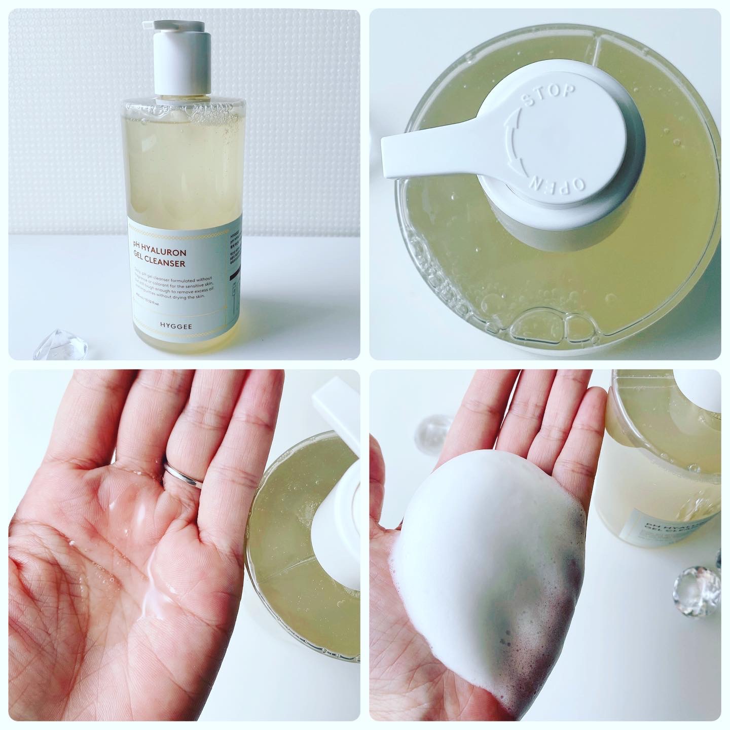 弱酸性ヒアルロンジェルクレンザー/HYGGEE/クレンジングジェルを使ったクチコミ（2枚目）