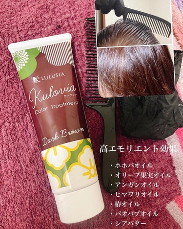 クロヴィア カラートリートメント/ルルシア/洗い流すヘアトリートメントを使ったクチコミ（3枚目）