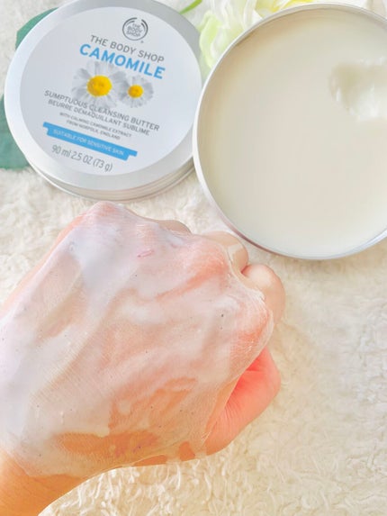 カモマイル サンプチュアス クレンジングバター/THE BODY SHOP/クレンジングバームを使ったクチコミ(6枚目)