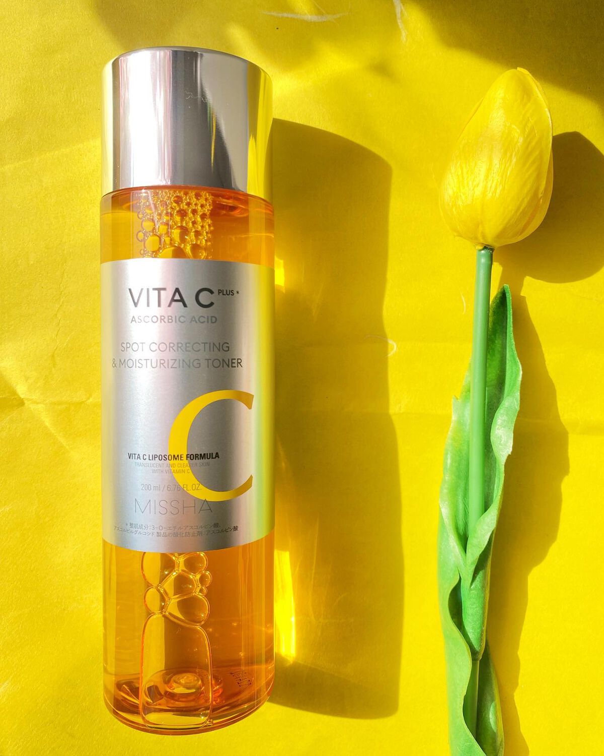 ビタ C プラスブライトニングトナー【韓国発売品】/MISSHA/化粧水を使ったクチコミ(2枚目)