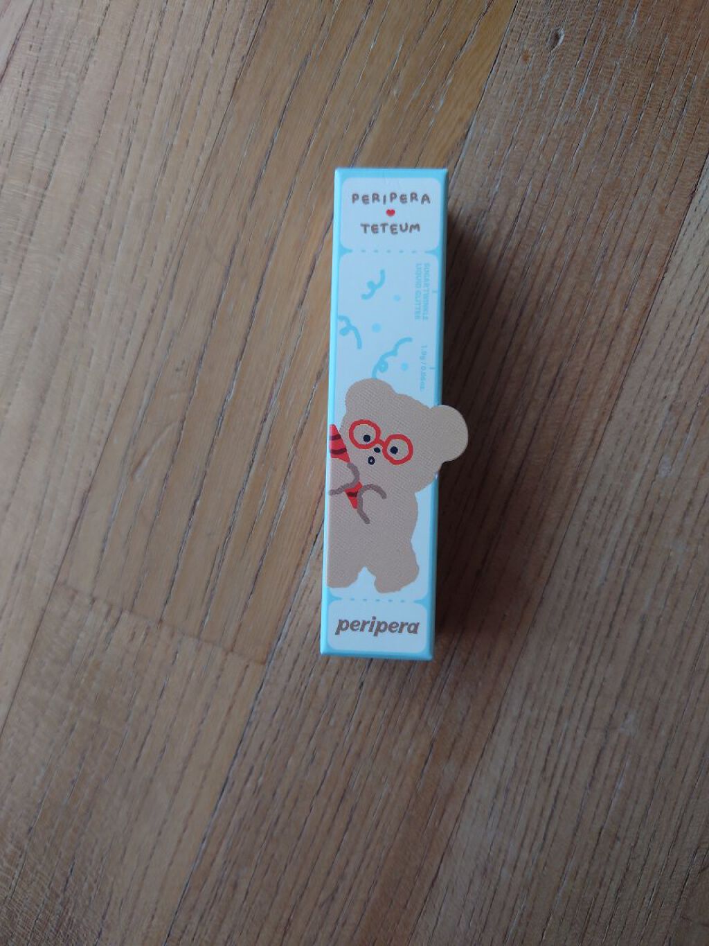 シュガー トゥインクル リキッド グリッター 04 BUBBLE SPARKLING(TETEUM)/PERIPERA/グリッターを使ったクチコミ（1枚目）