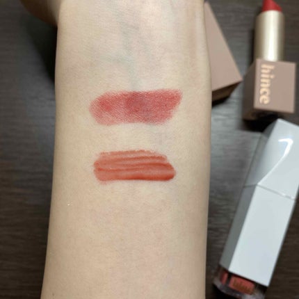 ムードインハンサーシアー/hince/口紅を使ったクチコミ(3枚目)