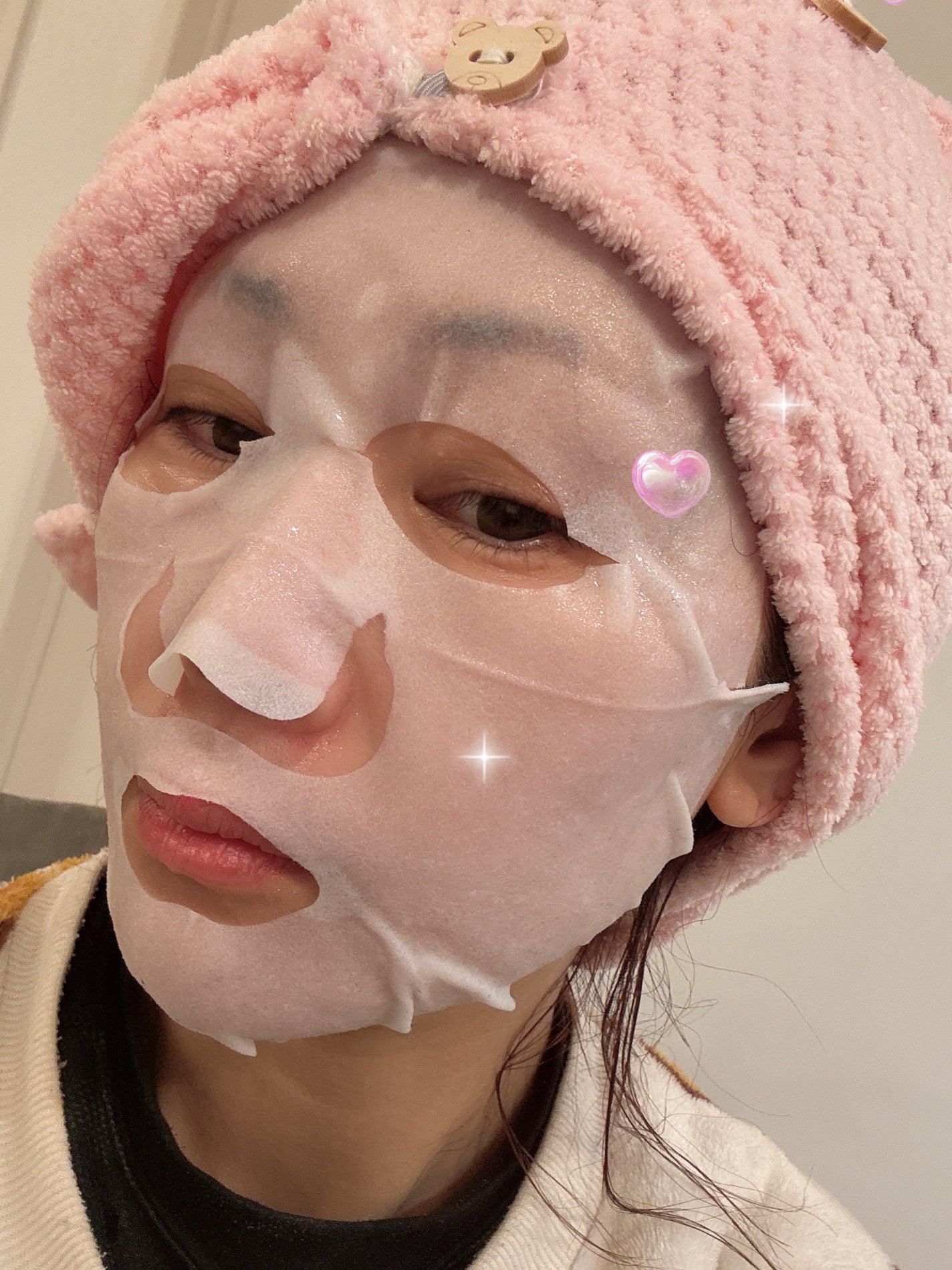 原液美容100マスク アゼライン酸&VC/ONE STONE TWO BIRDS/シートマスク・パックを使ったクチコミ(7枚目)