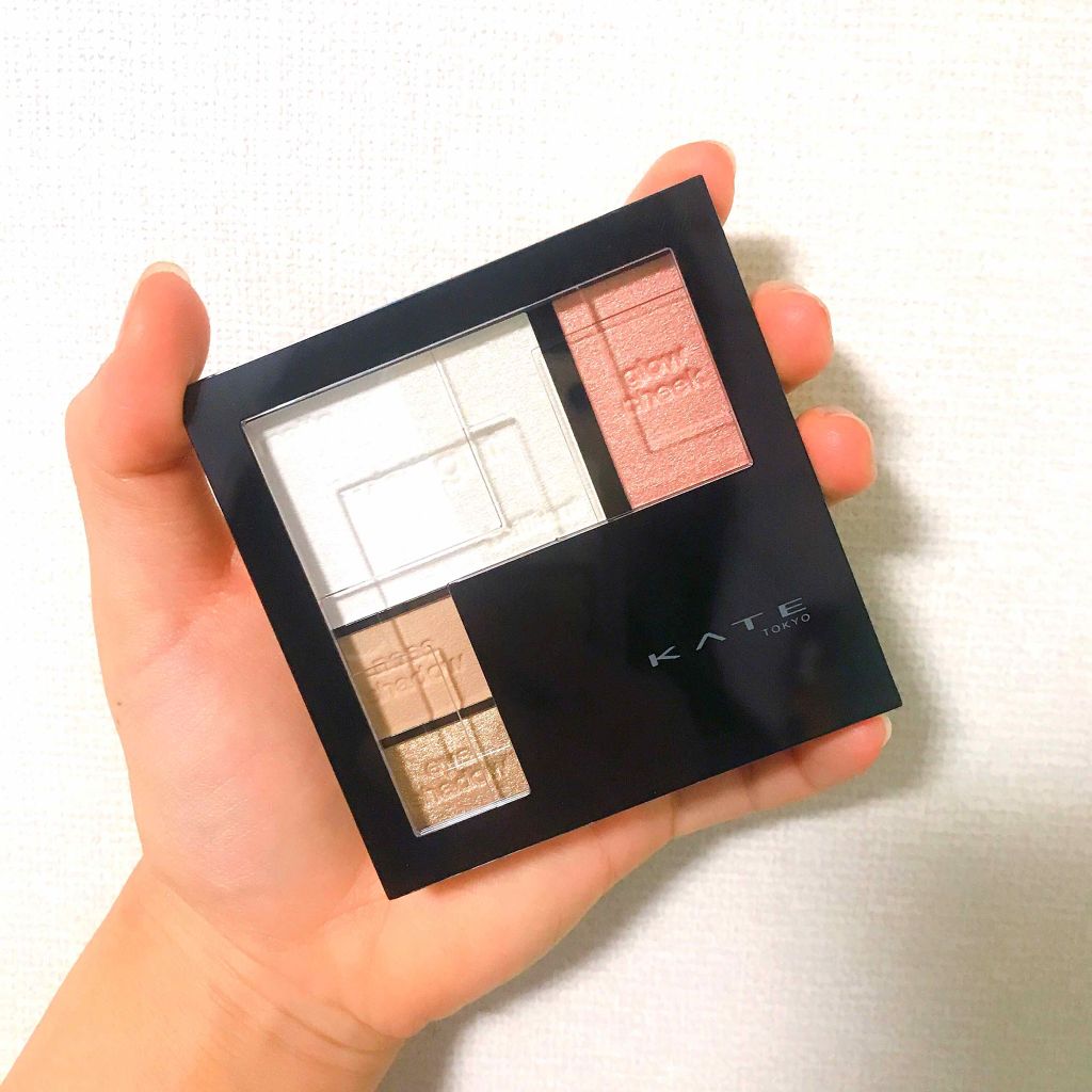 ホワイトシェイピングパレット/KATE/プレストパウダーを使ったクチコミ（2枚目）