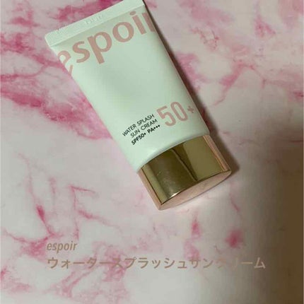 ウォータースプラッシュサンクリーム/espoir/日焼け止め・UVケアを使ったクチコミ(1枚目)