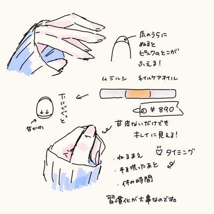 ネイルケアオイル/無印良品/ネイルオイル・トリートメントを使ったクチコミ(2枚目)