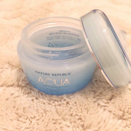 スーパーアクアマックス水分クリーム/ネイチャーリパブリック/フェイスクリームを使ったクチコミ(1枚目)