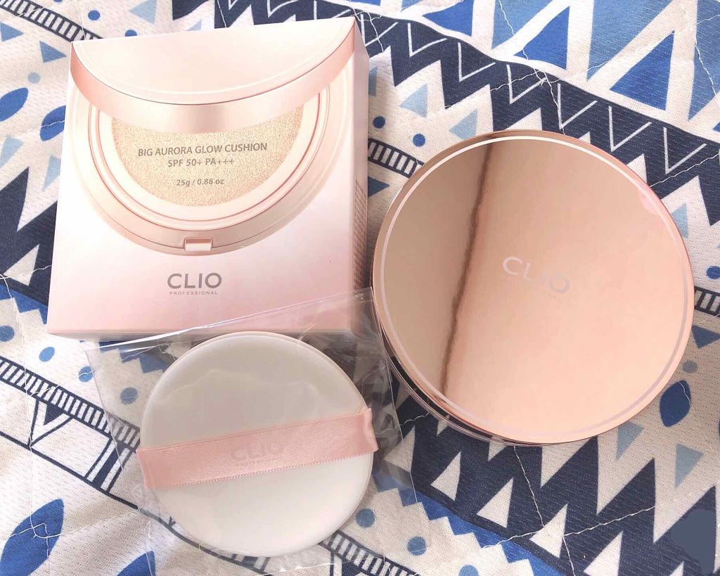 ビッグオーロラグロークッション/CLIO/クッションファンデーションを使ったクチコミ（1枚目）