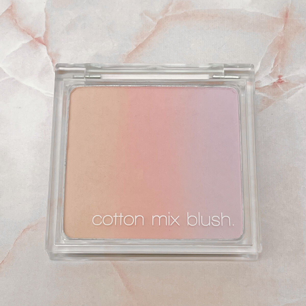 コットン ミックス チーク No.2　MARSHMALLOW/MISSHA/パウダーチークを使ったクチコミ（1枚目）