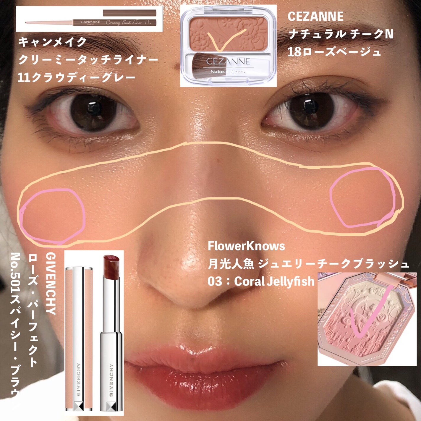 パーフェクトマルチアイズ/キャンメイク/アイシャドウパレットを使ったクチコミ(4枚目)