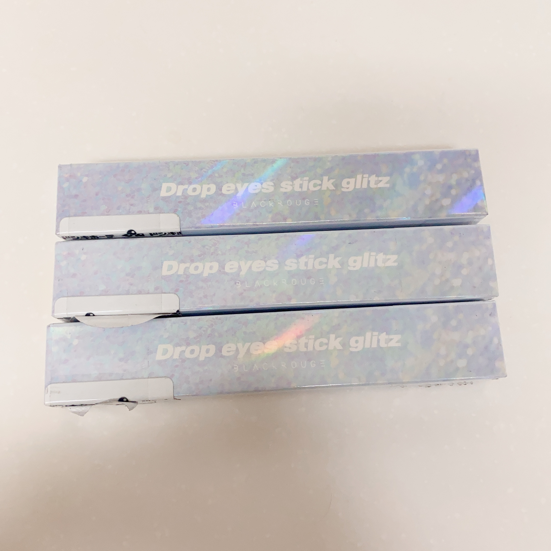 ドロップアイズスティックグリッツ D01 クリスタル/BLACK ROUGE/スティックアイシャドウを使ったクチコミ（3枚目）