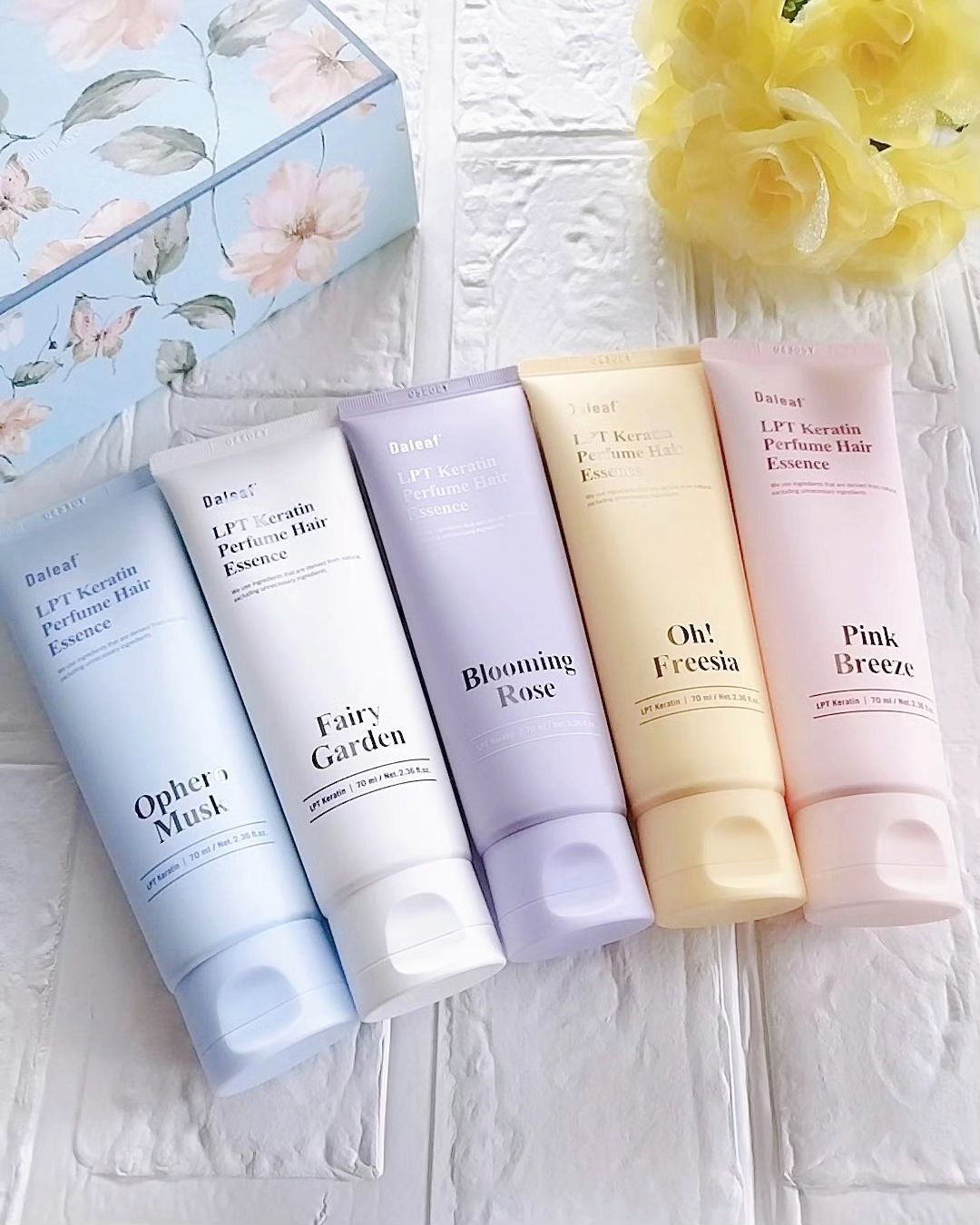 LPT Keratin パフュームヘアエッセンス Blooming Rose/Daleaf/ヘアミルクを使ったクチコミ（1枚目）