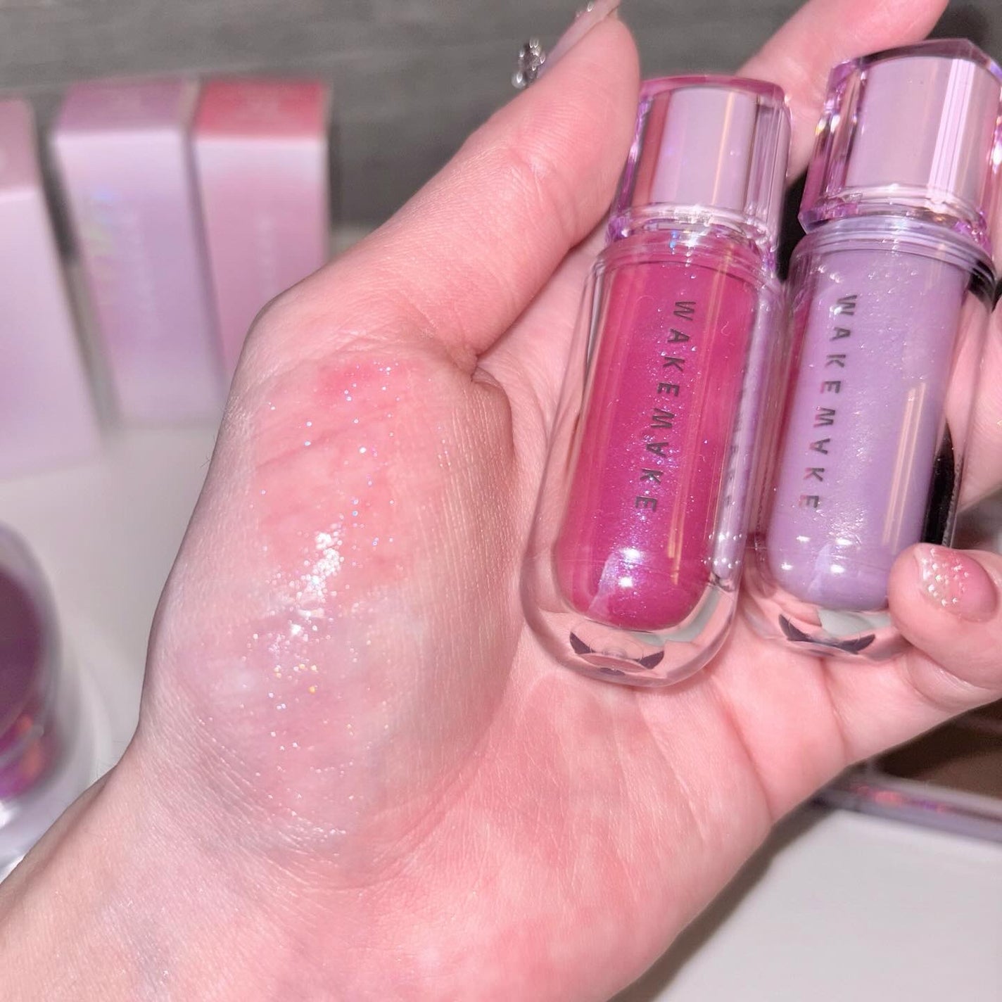 ソフトブラーリングアイパレット/wakemake/アイシャドウパレットを使ったクチコミ(6枚目)