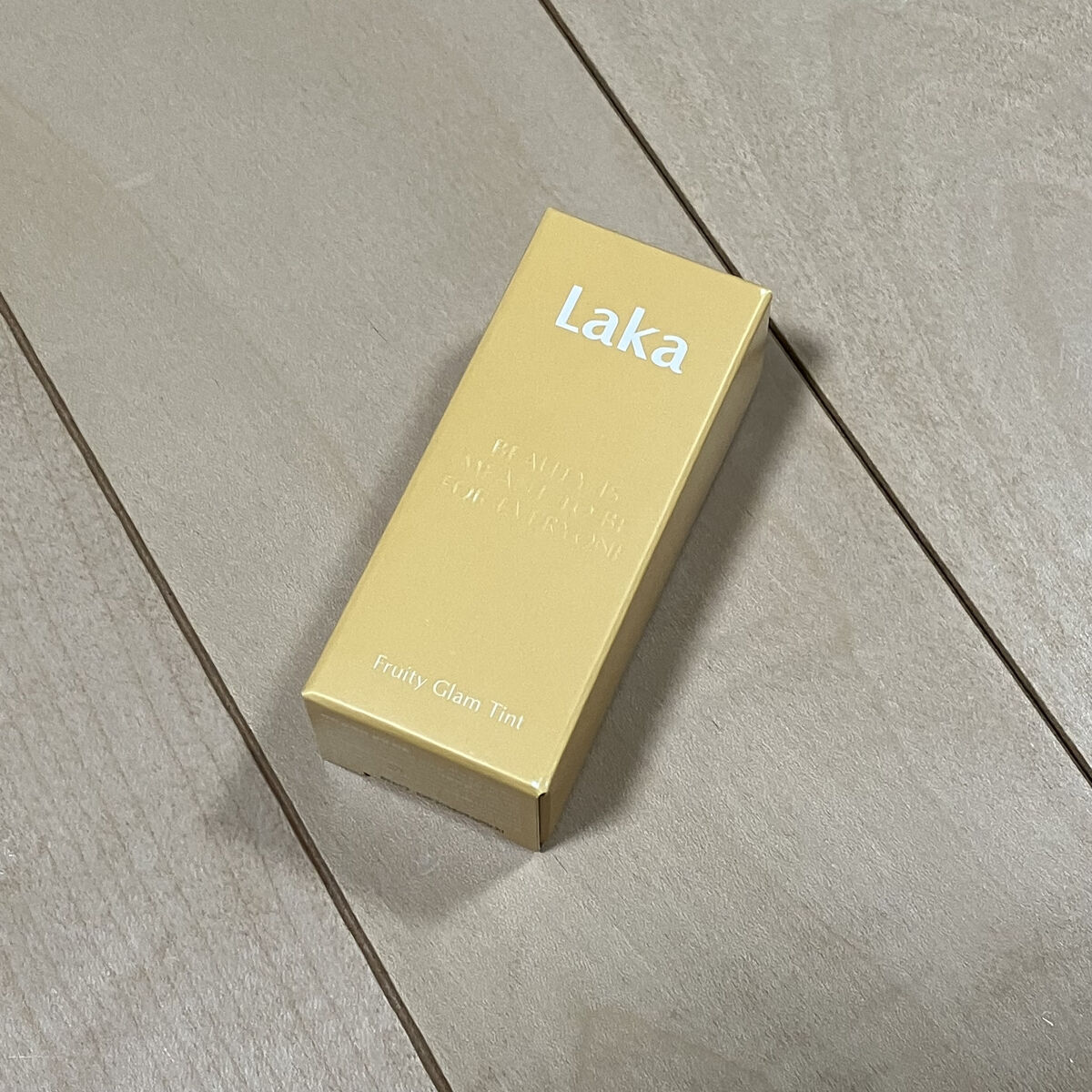 フルーティーグラムティント 113 プレジャー/Laka/リップティントを使ったクチコミ（1枚目）