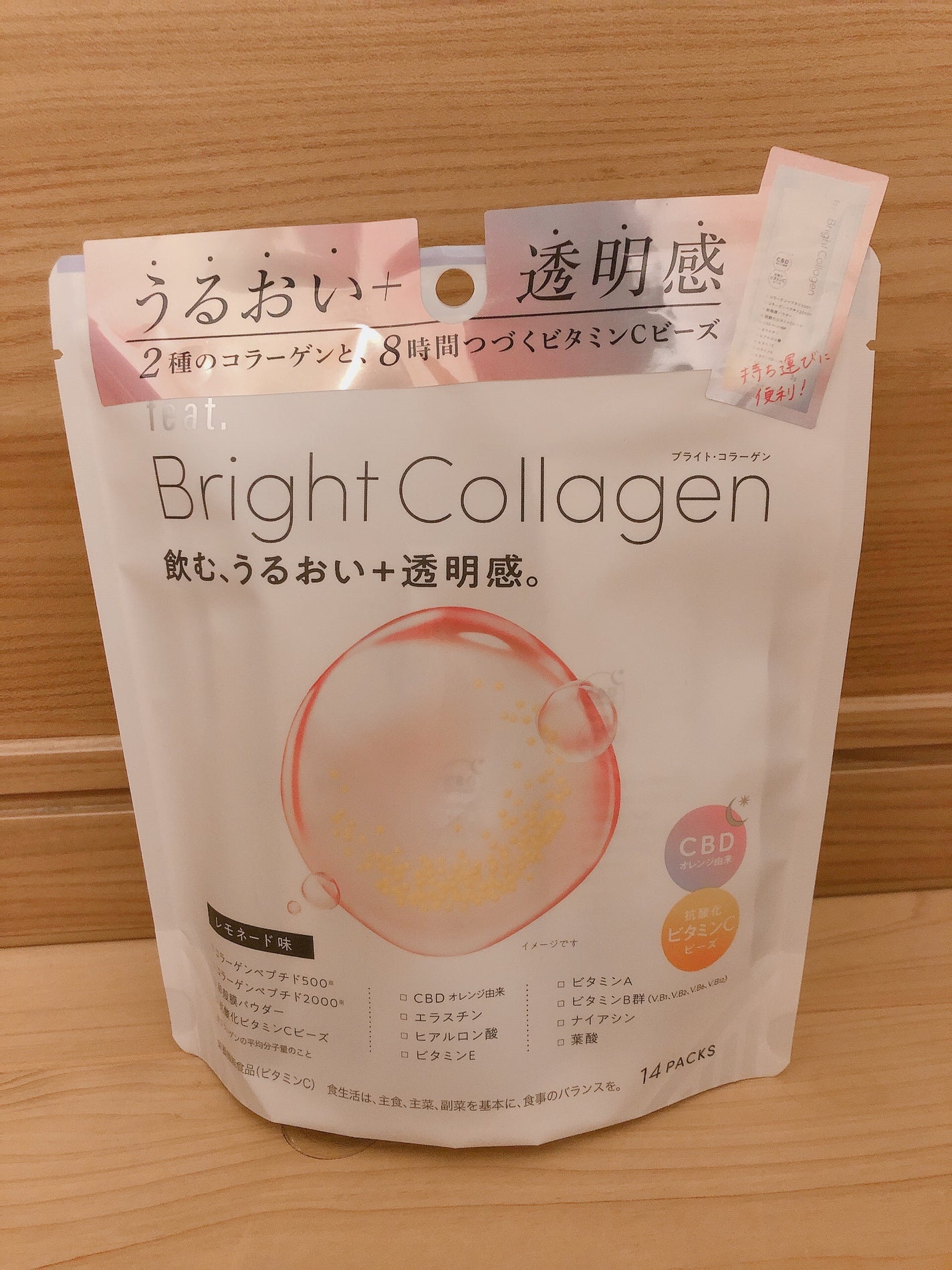 ブライト コラーゲン/Feat./美容サプリメントを使ったクチコミ(1枚目)