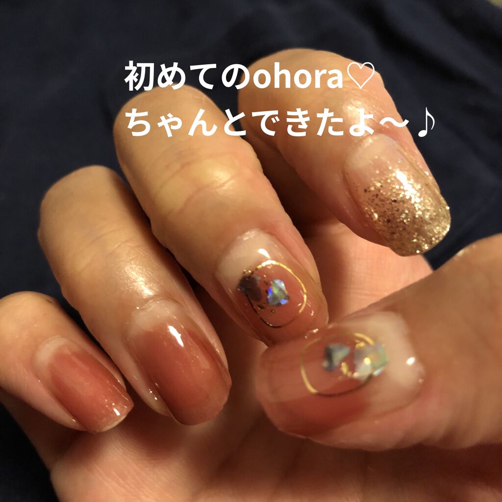 セミキュアジェルネイル（ハンド）/ohora/ネイルシールを使ったクチコミ（1枚目）