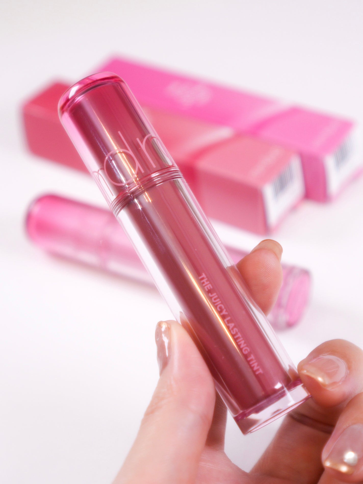 ザ ジューシーラスティングティント/rom&nd/リップティントを使ったクチコミ(6枚目)