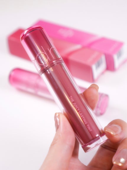 ザ ジューシーラスティングティント/rom&nd/リップティントを使ったクチコミ(6枚目)