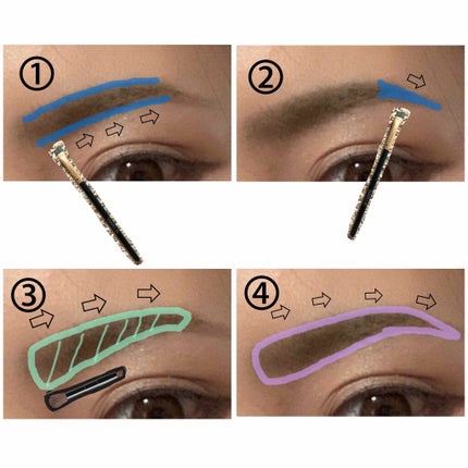 カラーリングアイブロウ/ヘビーローテーション/眉マスカラを使ったクチコミ(2枚目)