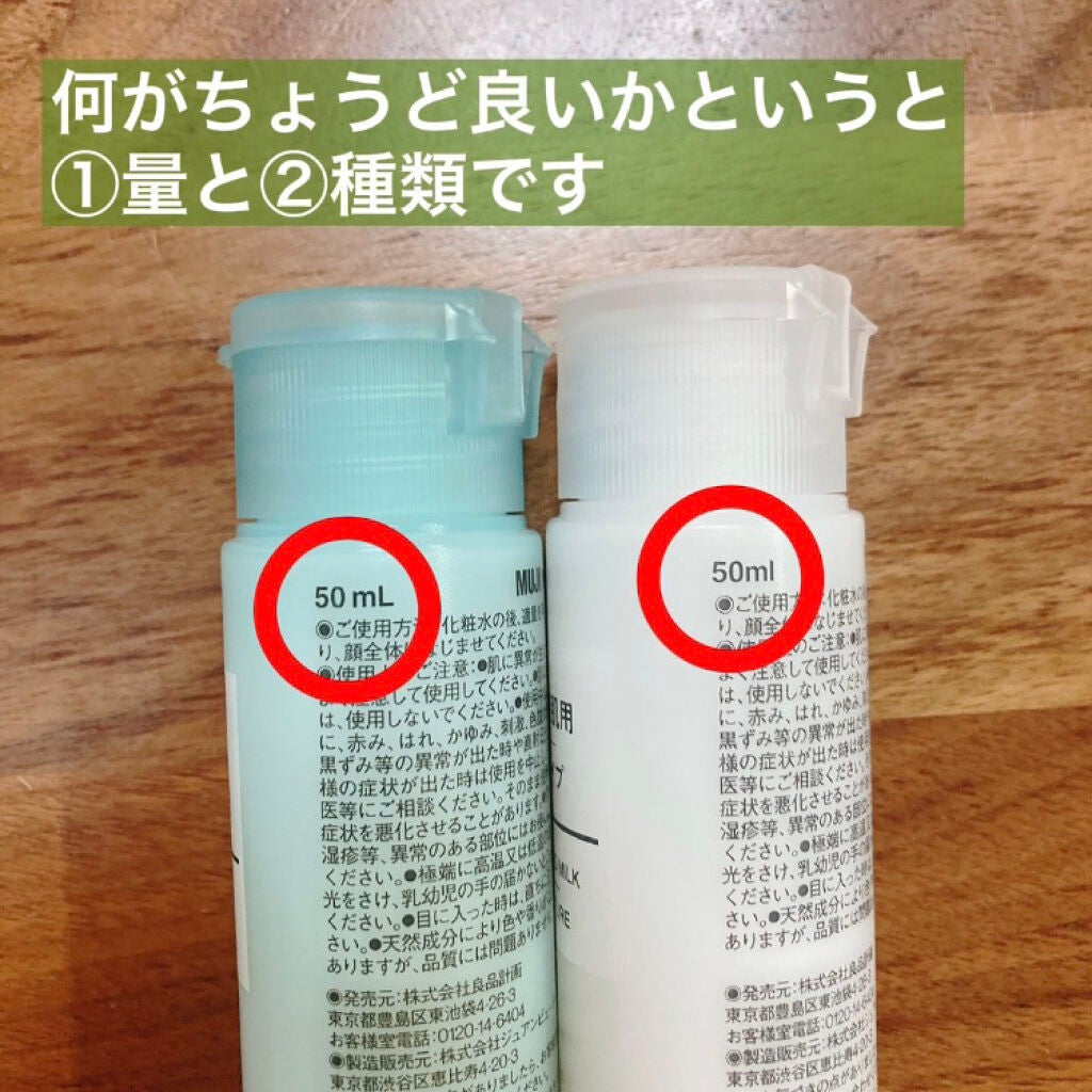 乳液・敏感肌用・しっとりタイプ/無印良品/乳液を使ったクチコミ(2枚目)