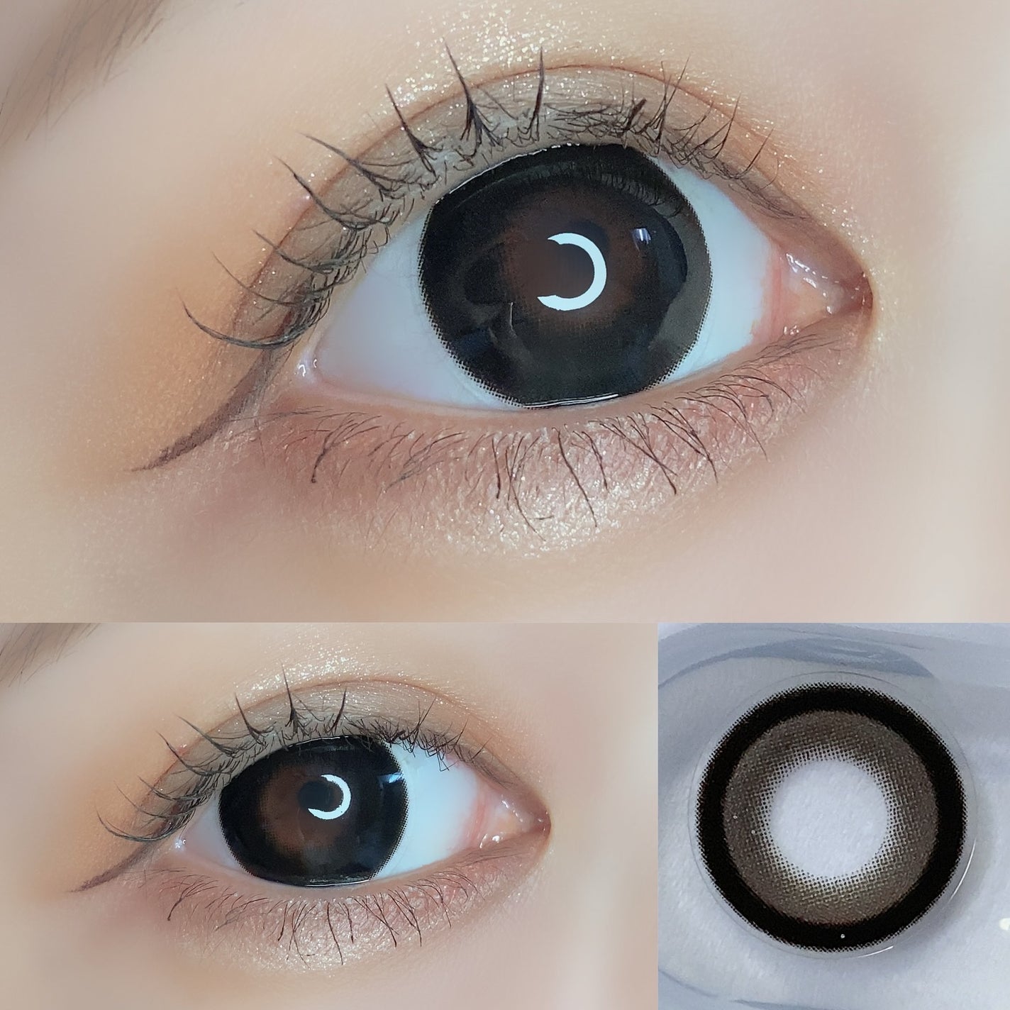 ベイビーモテコンマンスリー/モテコン/1ヶ月(1MONTH)カラコンを使ったクチコミ(3枚目)