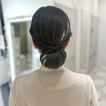 LebeL トリエ  エマルジョン4のクチコミ「和装にもぴったりヘアアレンジ4選👘
【保存】してカウンセリングでお使い下さい♡



CHIH.....」（3枚目）