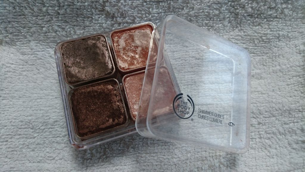 シマーキューブ/THE BODY SHOP/プレストパウダーを使ったクチコミ(1枚目)