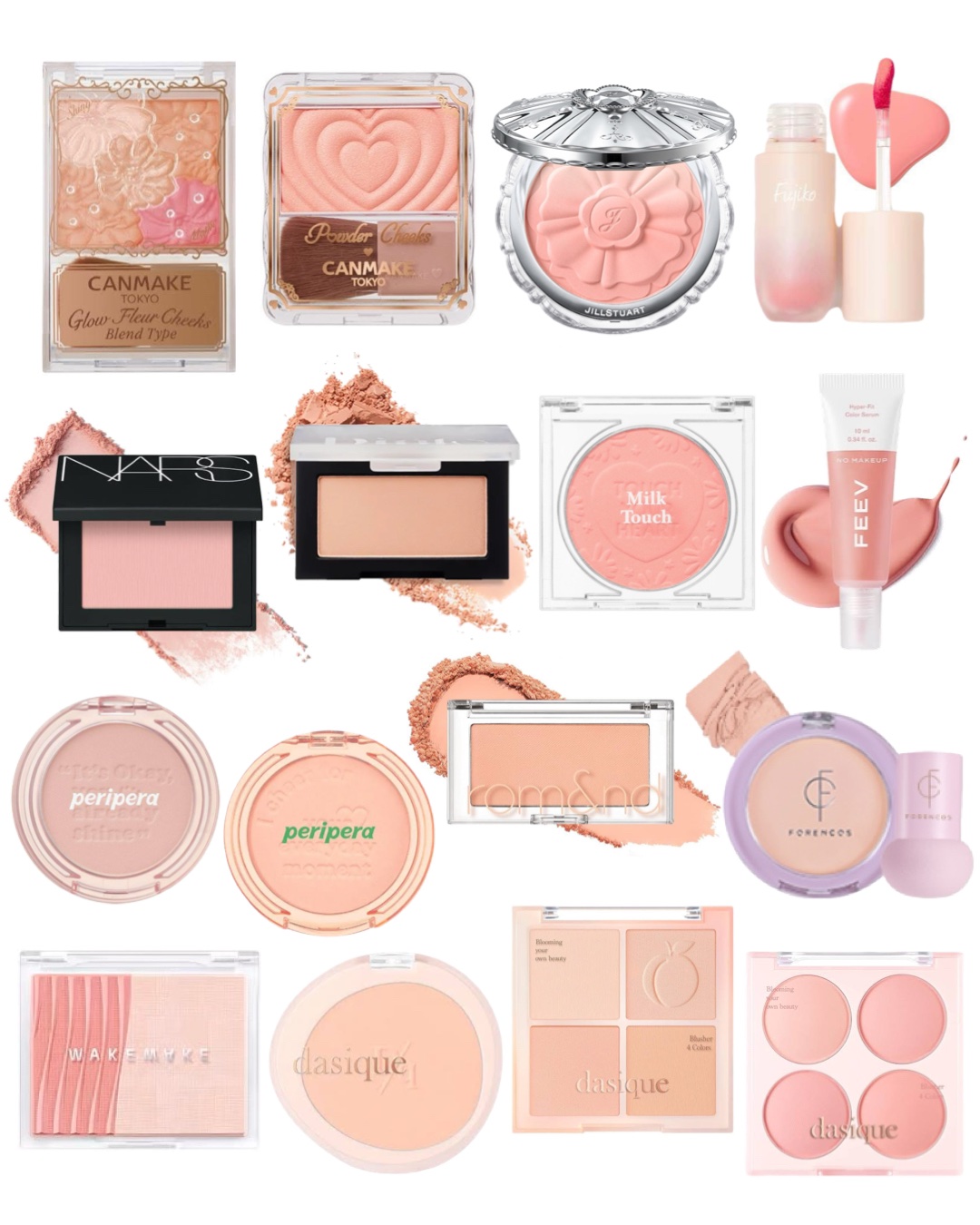 ピュアブラッシャー パフ付き 06 サンシャイン/フォレンコス/パウダーチークを使ったクチコミ（1枚目）