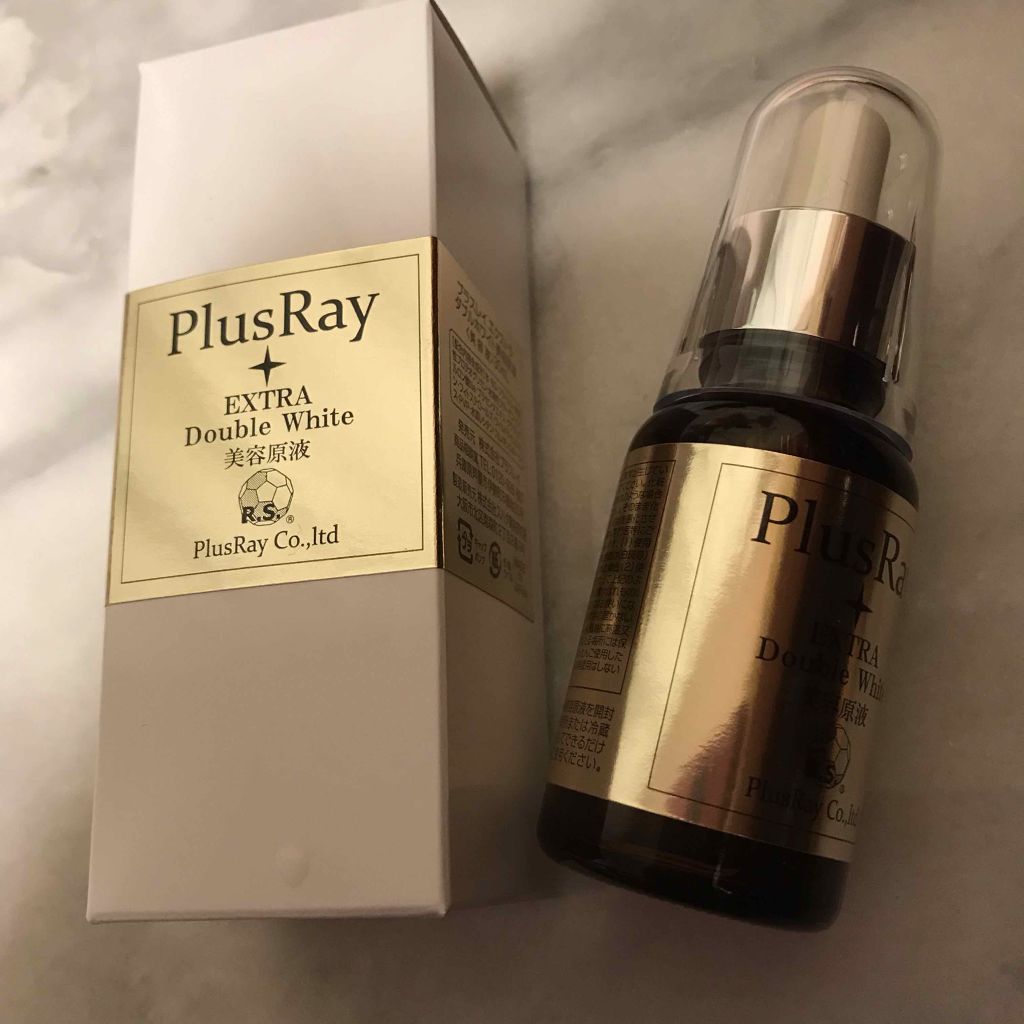 エクストラダブルホワイト美容原液/PlusRay/美容液を使ったクチコミ(1枚目)