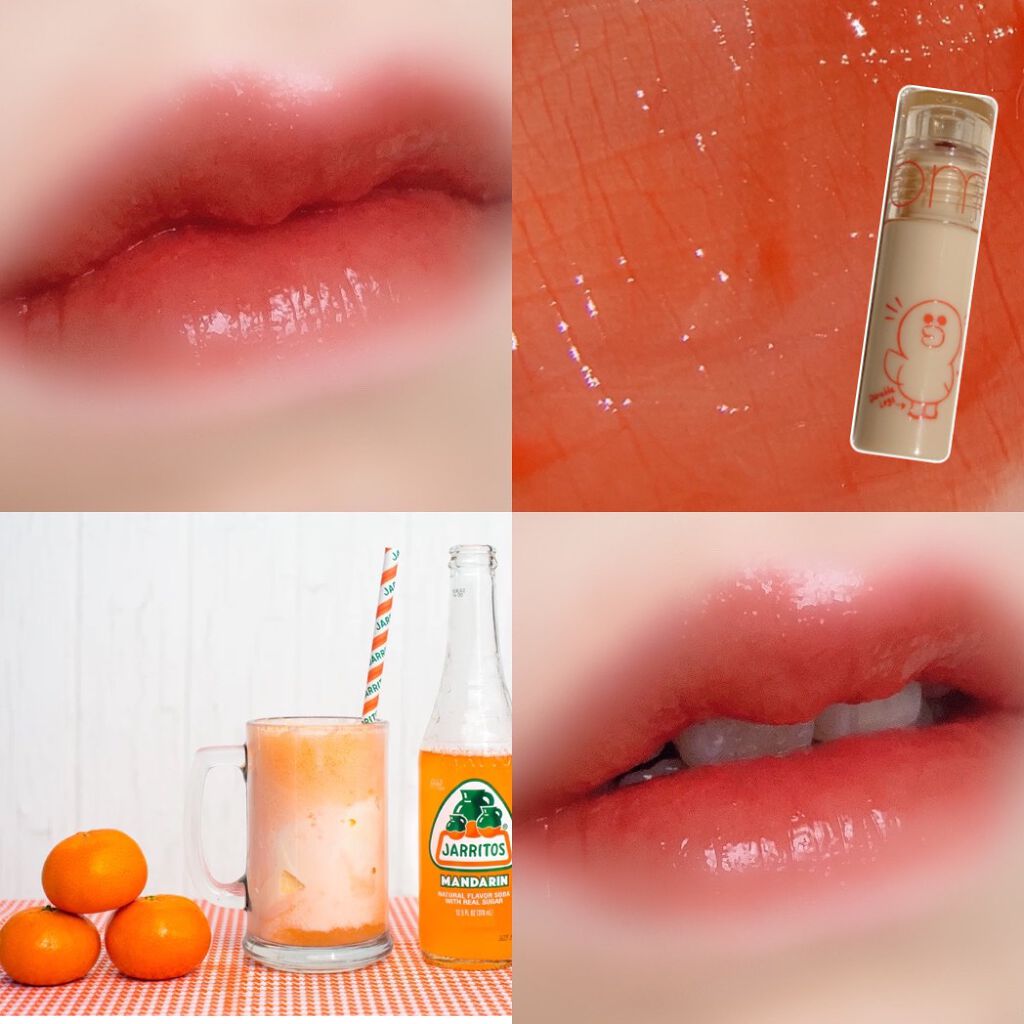 ジューシーラスティングティント/rom&nd/リップティントを使ったクチコミ(4枚目)