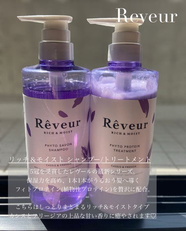 レヴール リッチ＆モイスト シャンプー／トリートメント トリートメント/Reveur(レヴール)/シャンプー・コンディショナーの画像