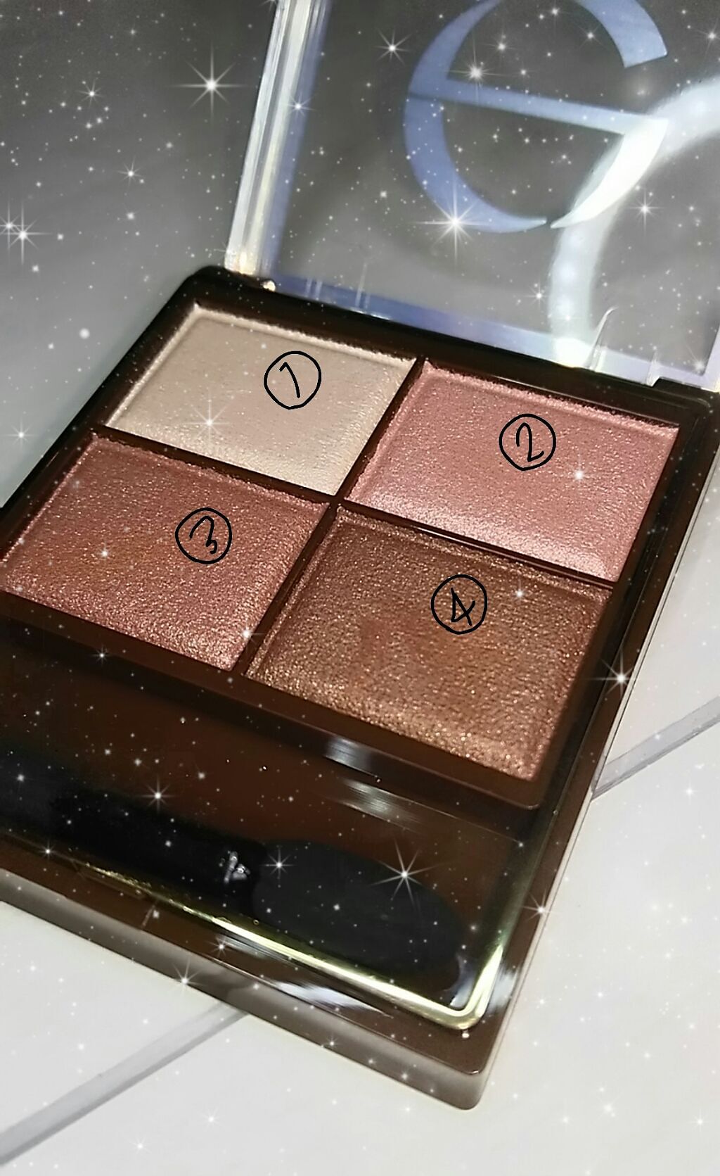 スキニーリッチシャドウ/excel/アイシャドウパレットを使ったクチコミ(2枚目)