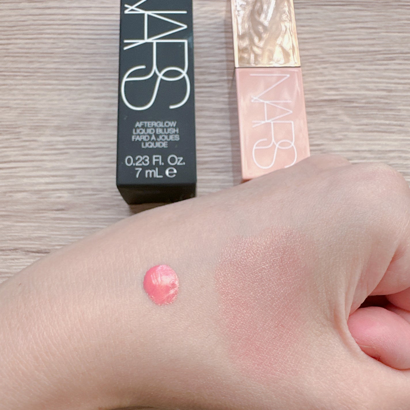 アフターグロー リキッドブラッシュ/NARS/リキッドチークを使ったクチコミ(3枚目)