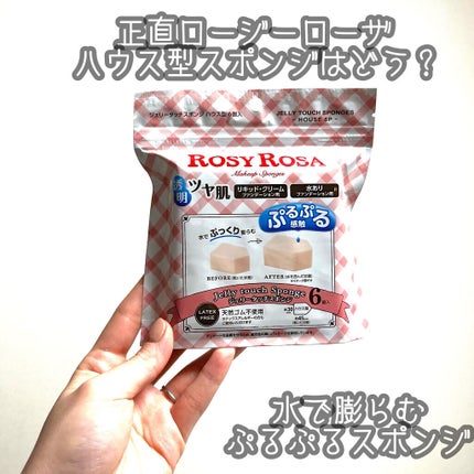 ジェリータッチスポンジ ハウス型/ロージーローザ/パフ・スポンジを使ったクチコミ(1枚目)