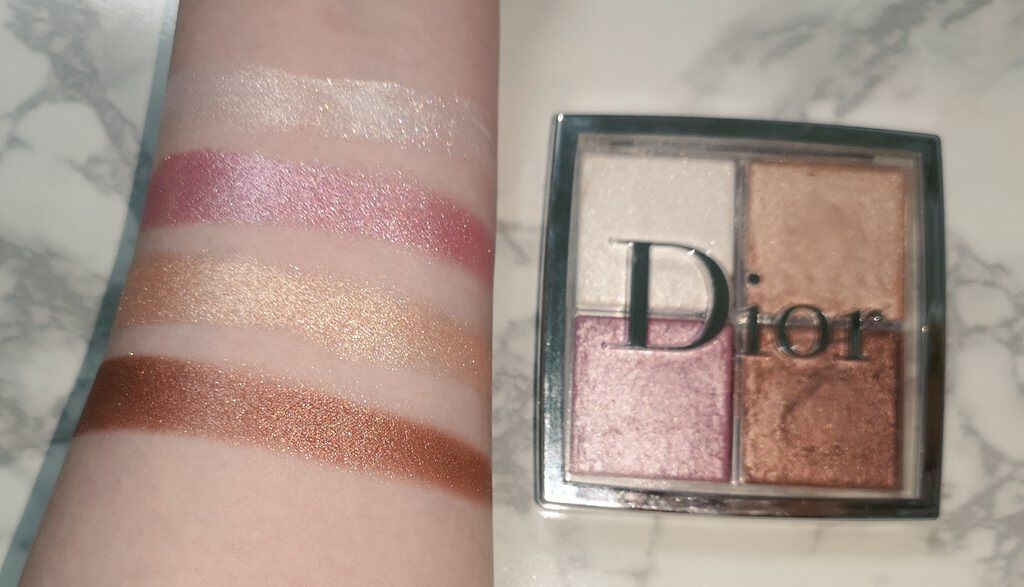 ディオール バックステージ フェイス グロウ パレット/Dior/ハイライトを使ったクチコミ(2枚目)