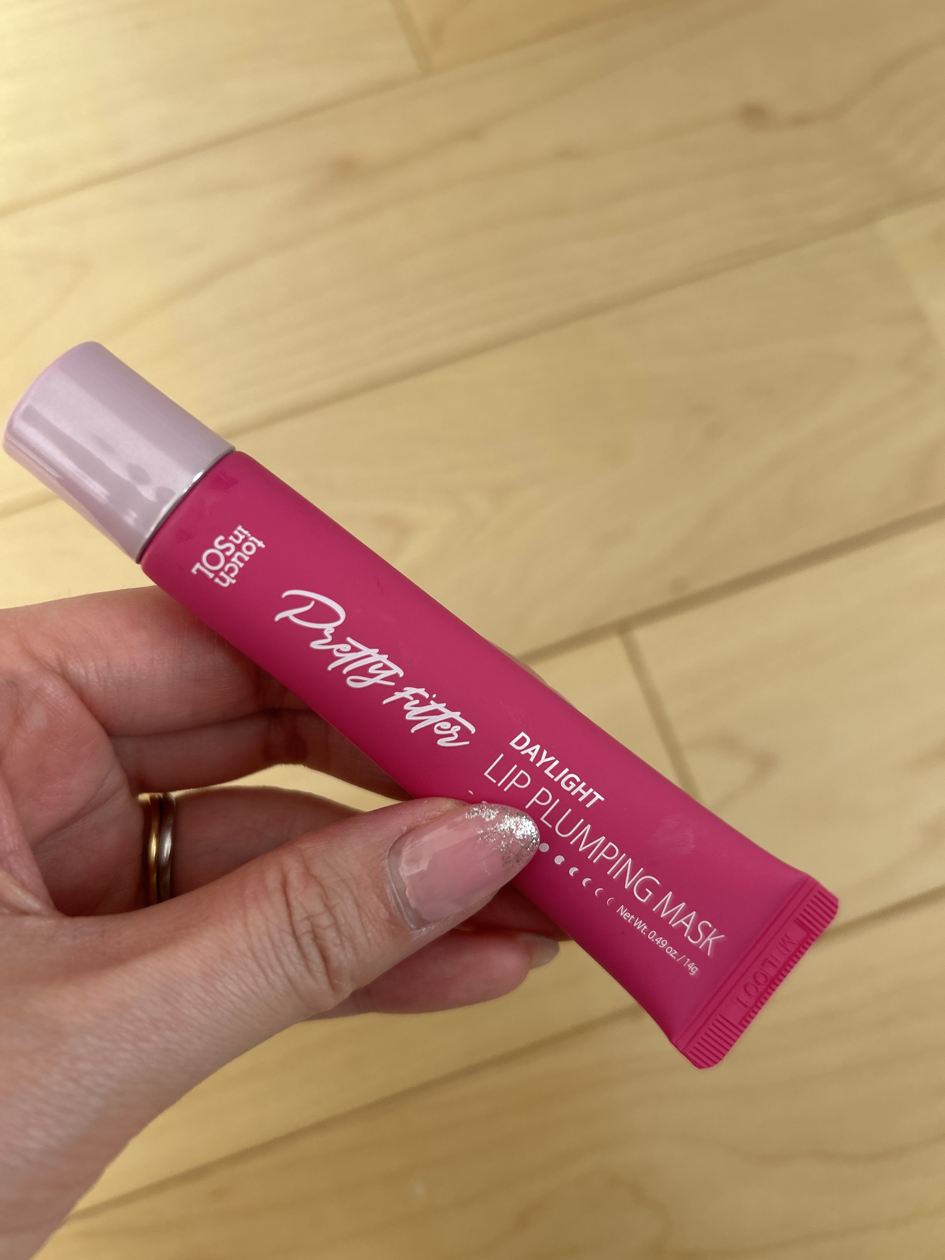 プリティーフィルターデイライトリッププランピングマスク/touch in SOL /リップマスクを使ったクチコミ（3枚目）