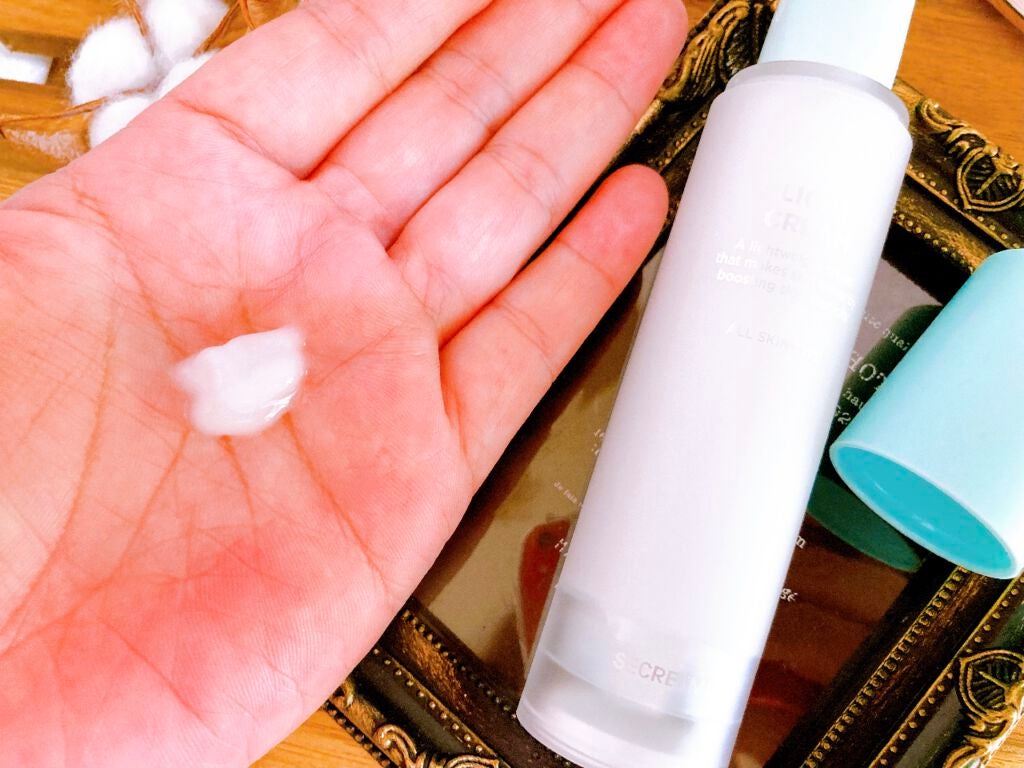 シークレットミューズ ライトクリーム/SECRET MUSE/フェイスクリームを使ったクチコミ(3枚目)