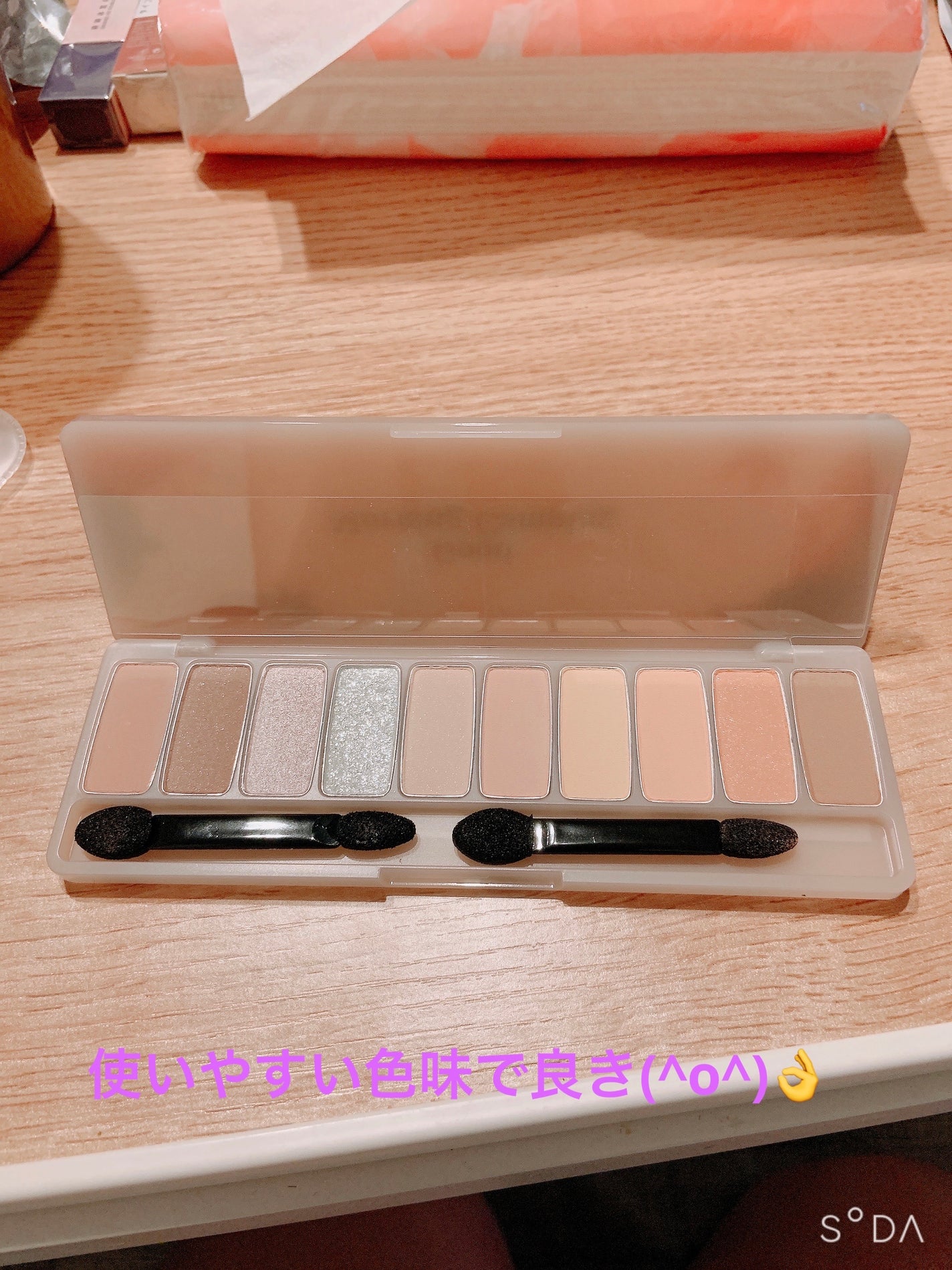 プレイカラー アイシャドウ/ETUDE/アイシャドウパレットを使ったクチコミ(3枚目)
