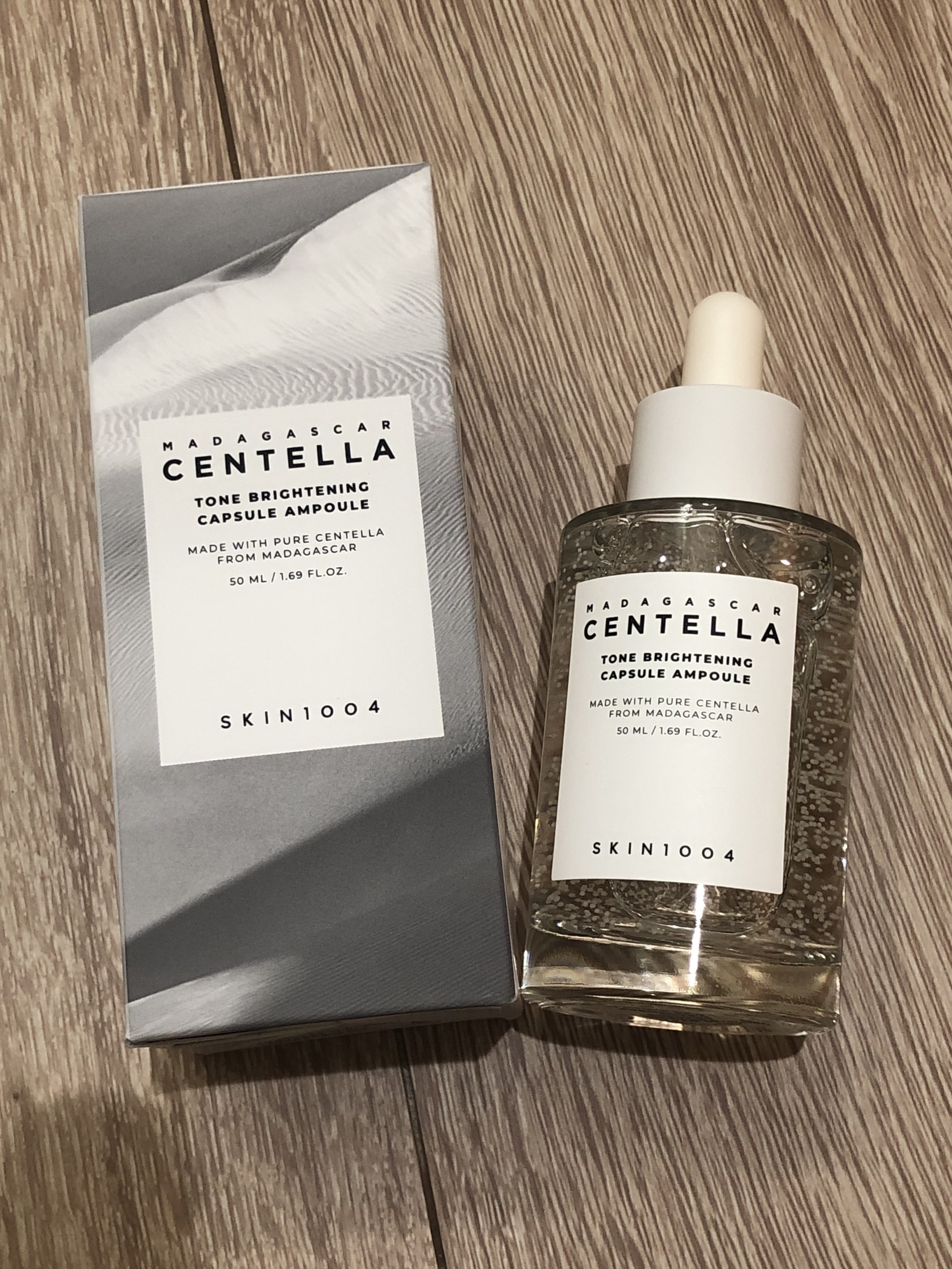 トーンブライトニング カプセルアンプル/SKIN1004/美容液を使ったクチコミ（1枚目）