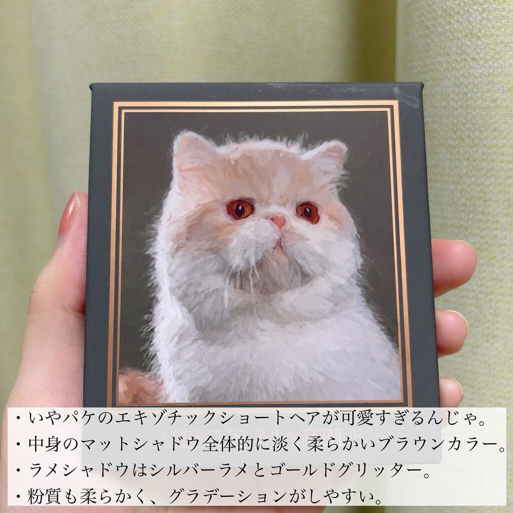 Venus Marble アイシャドウキャットシリーズ/Venus Marble/アイシャドウパレットを使ったクチコミ(3枚目)