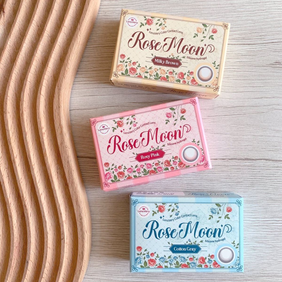 Rose Moon/レンズベリー/カラーコンタクトレンズを使ったクチコミ（1枚目）