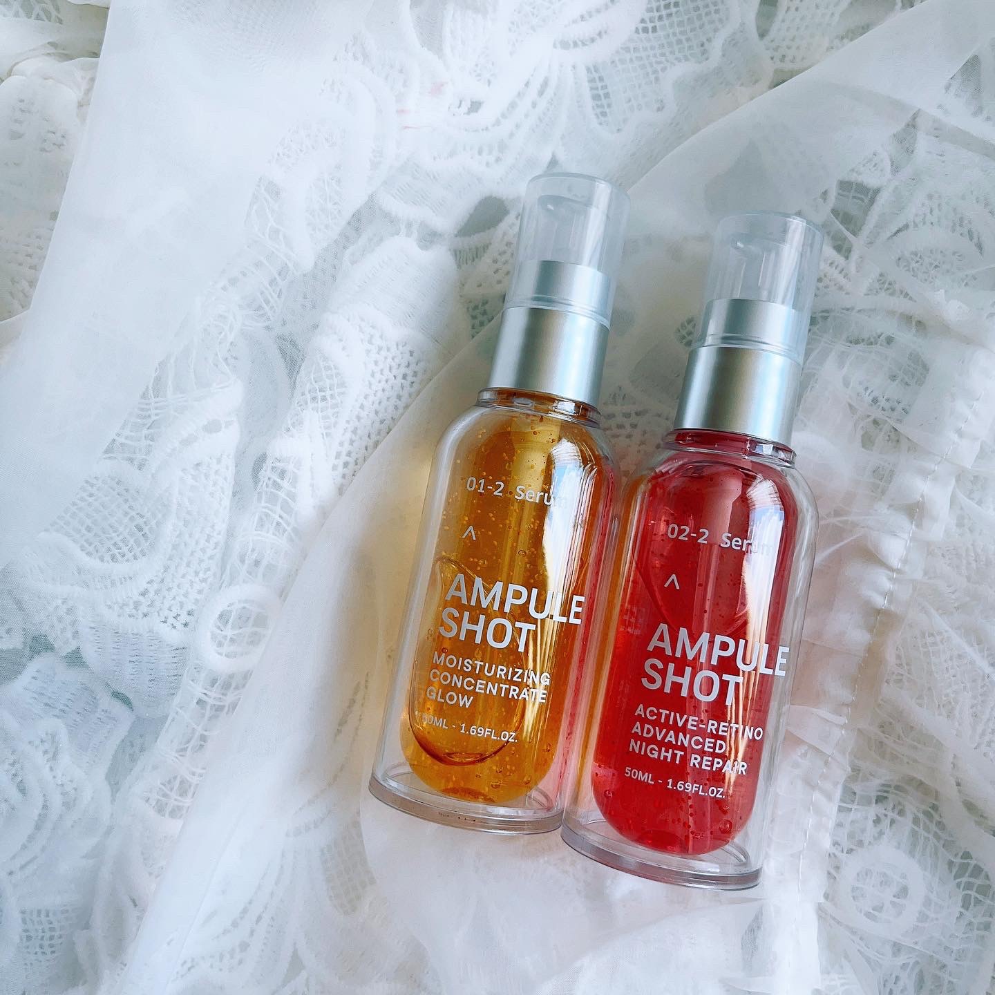 アクティブレチノ アドバンスト ナイトリペア セラム/AMPULE SHOT/美容液を使ったクチコミ（1枚目）