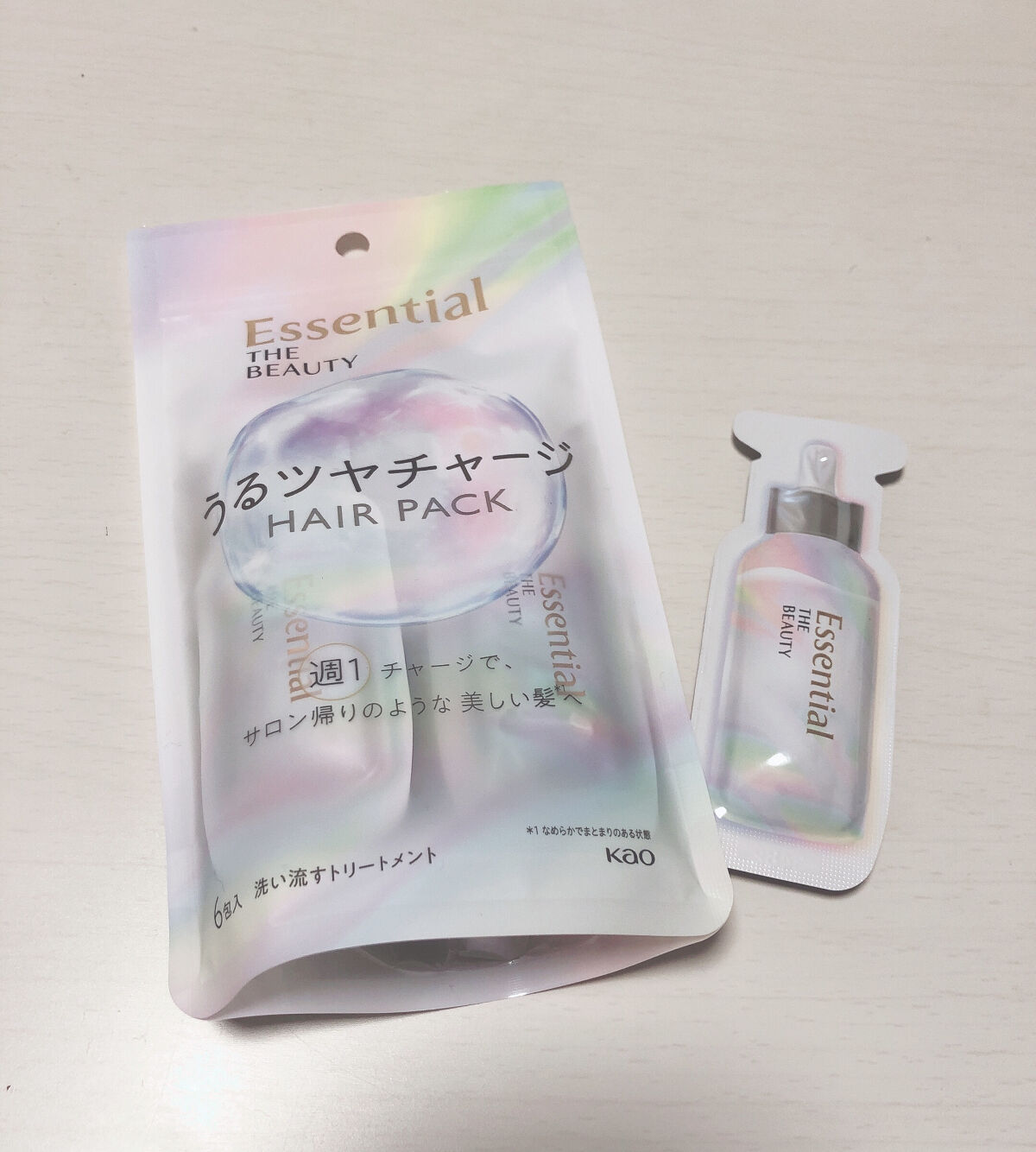 ザビューティ うるツヤチャージヘアパック/エッセンシャル/ヘアマスク・ヘアパックを使ったクチコミ（1枚目）