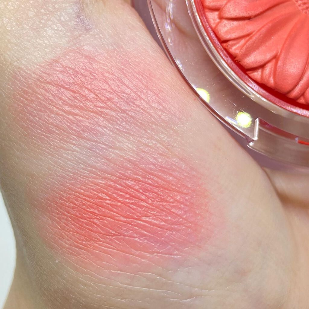 チーク ポップ 22 ポピー ポップ/CLINIQUE/パウダーチークを使ったクチコミ（3枚目）