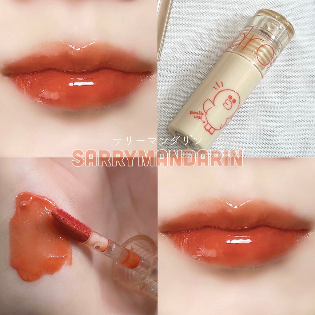 ジューシーラスティングティント/rom&nd/リップティントを使ったクチコミ(3枚目)