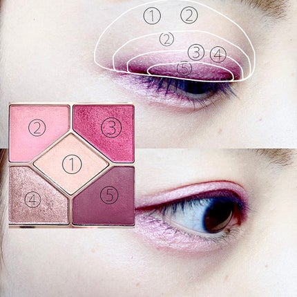 【旧】サンク クルール クチュール/Dior/アイシャドウパレットを使ったクチコミ(2枚目)