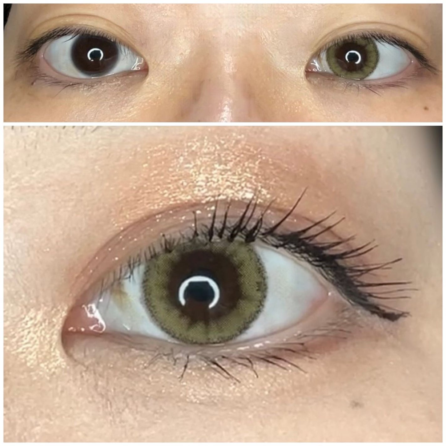 ホロリング/LENSME/1ヶ月(1MONTH)カラコンを使ったクチコミ(4枚目)